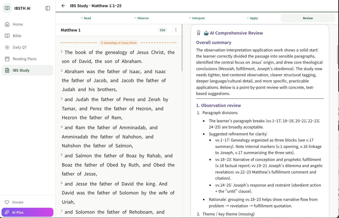 AI Comprehensive Review of the user's IBS study work